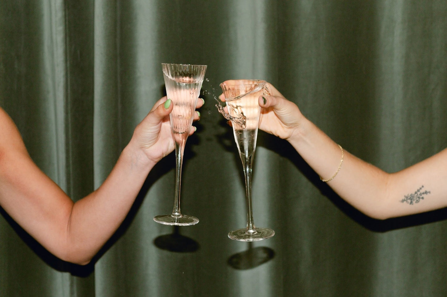 Angel Champagne Flutes | Set of 4 - IDYLL MANOR