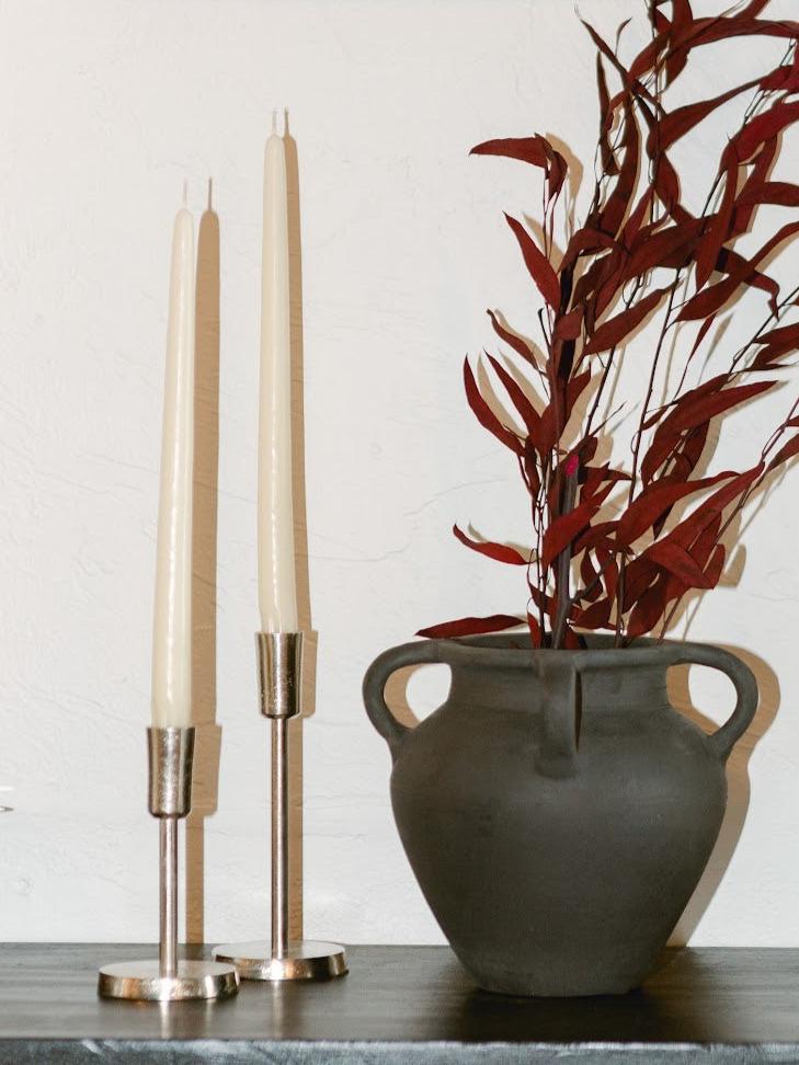 Silver Candlestick (Various Sizes) - IDYLL MANOR