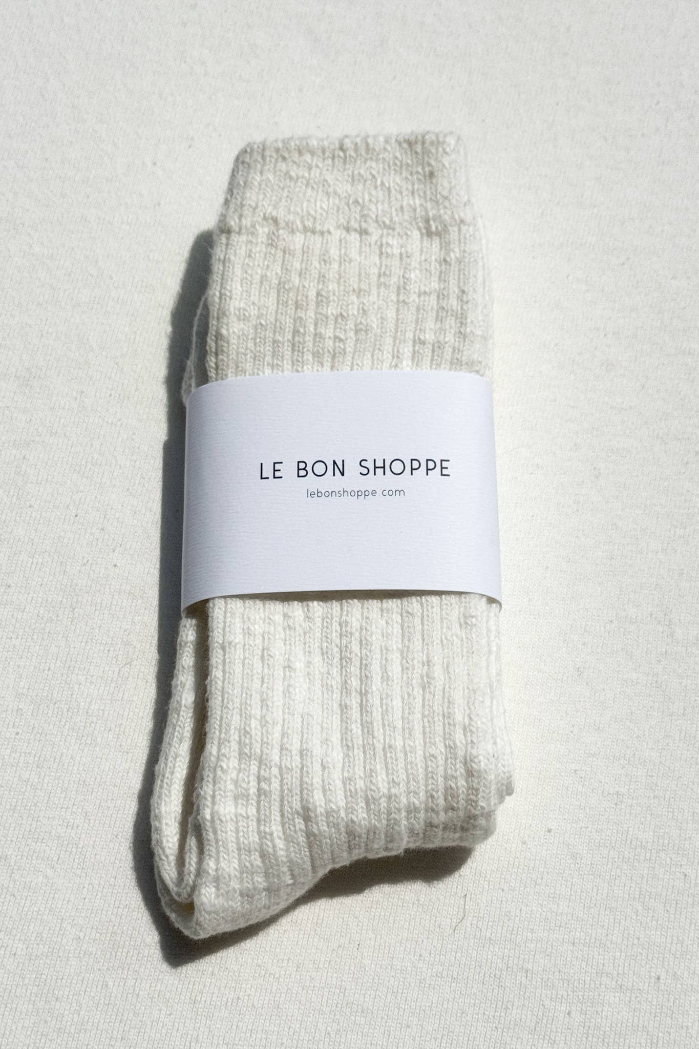 Cottage Socks | White Linen - IDYLL MANOR