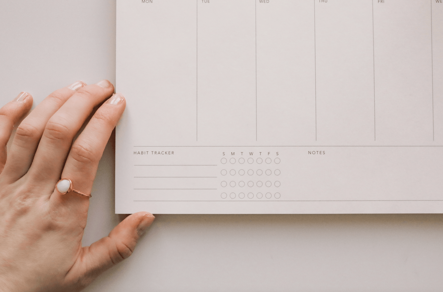 Good Things Take Time Weekly Notepad - IDYLL MANOR