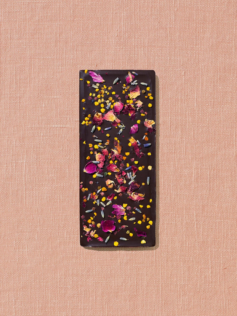 Lavender Rose Date | Organic Dark Chocolate - IDYLL MANOR