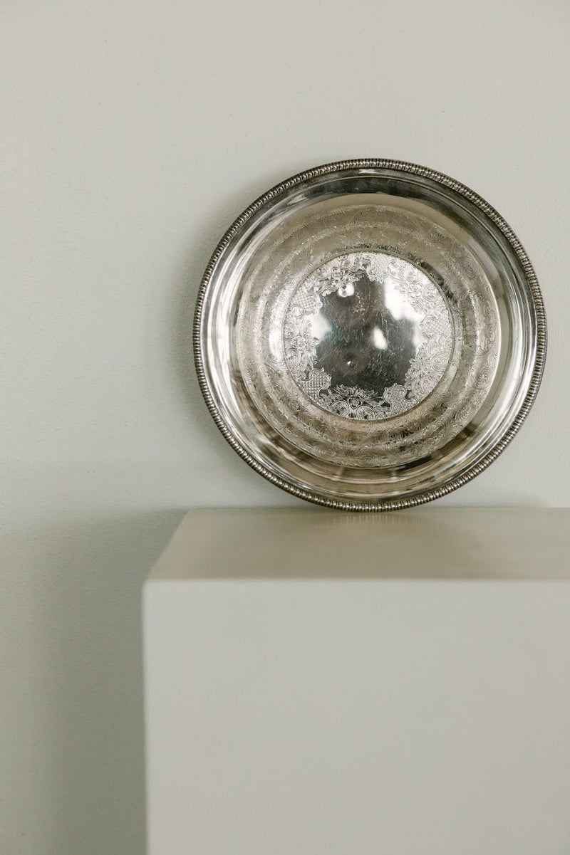 Silver Serving Bowl - IDYLL MANOR
