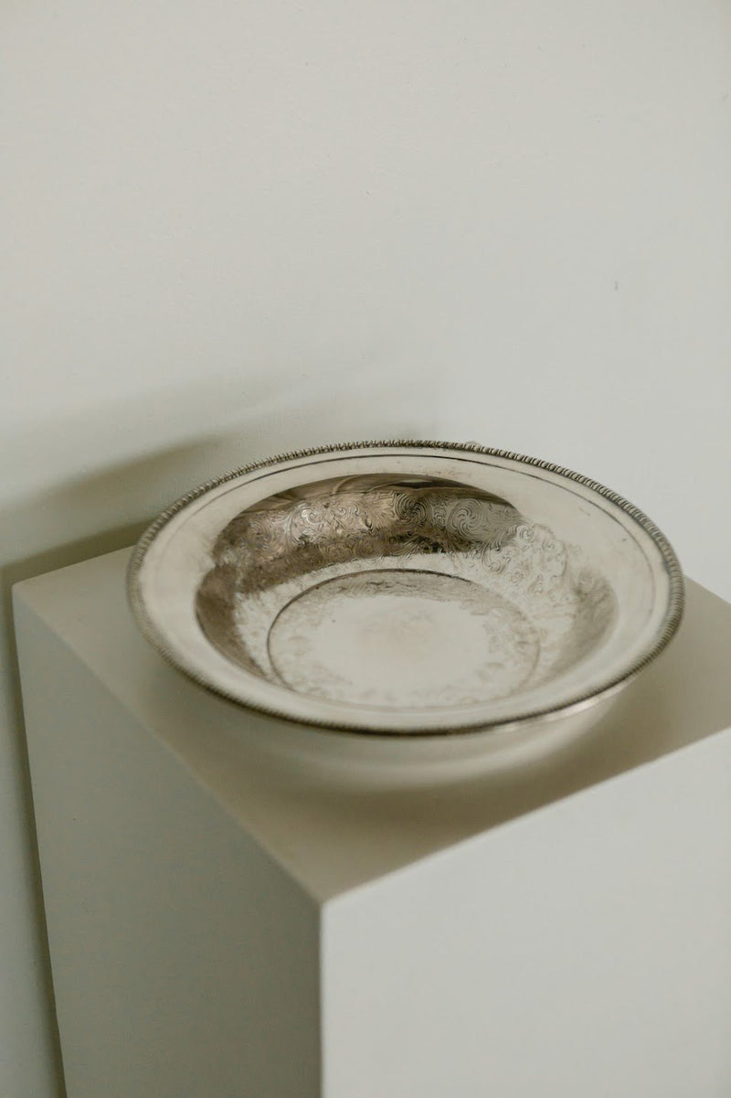 Silver Serving Bowl - IDYLL MANOR