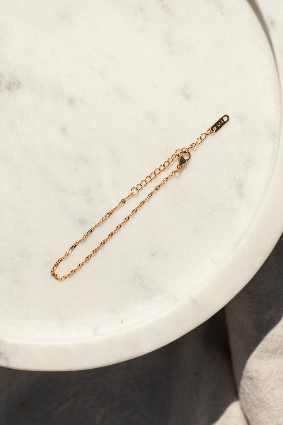 Twisted Link Chain Bracelet