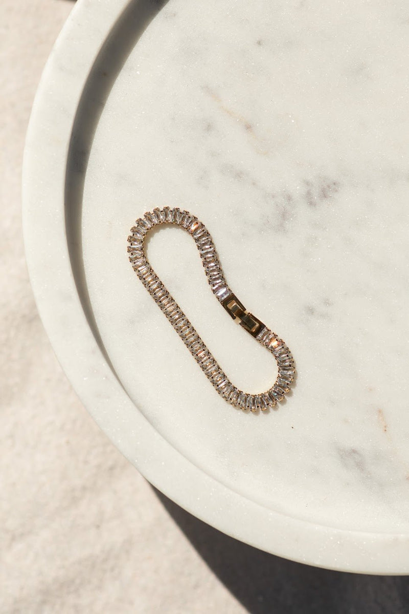 Tennis Bracelet | Baguette - IDYLL MANOR