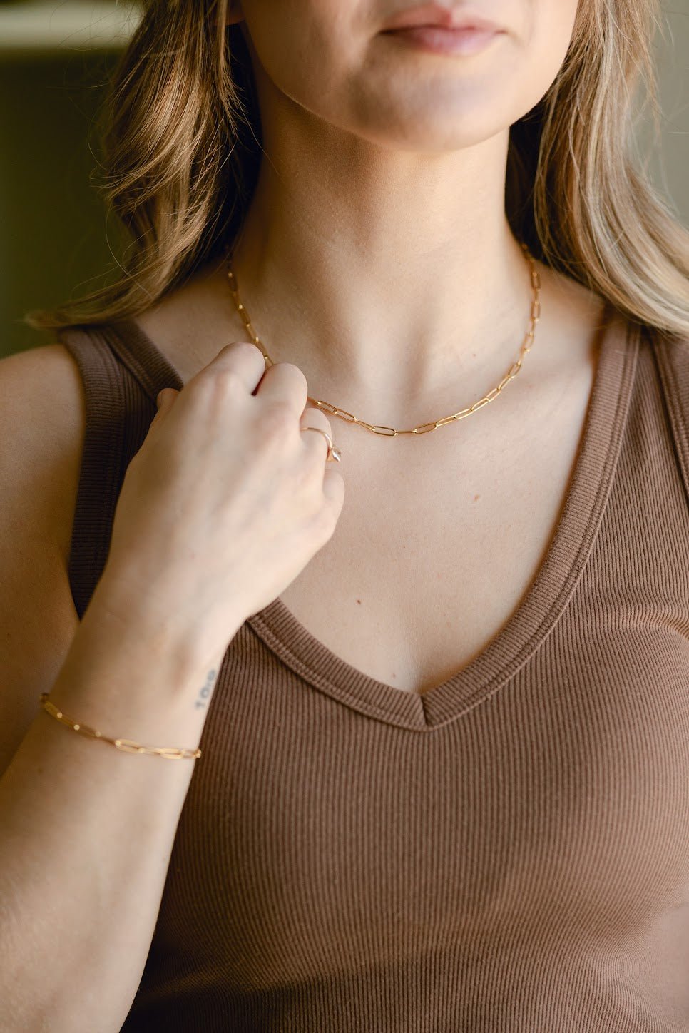 Paperclip Chain Necklace - IDYLL MANOR
