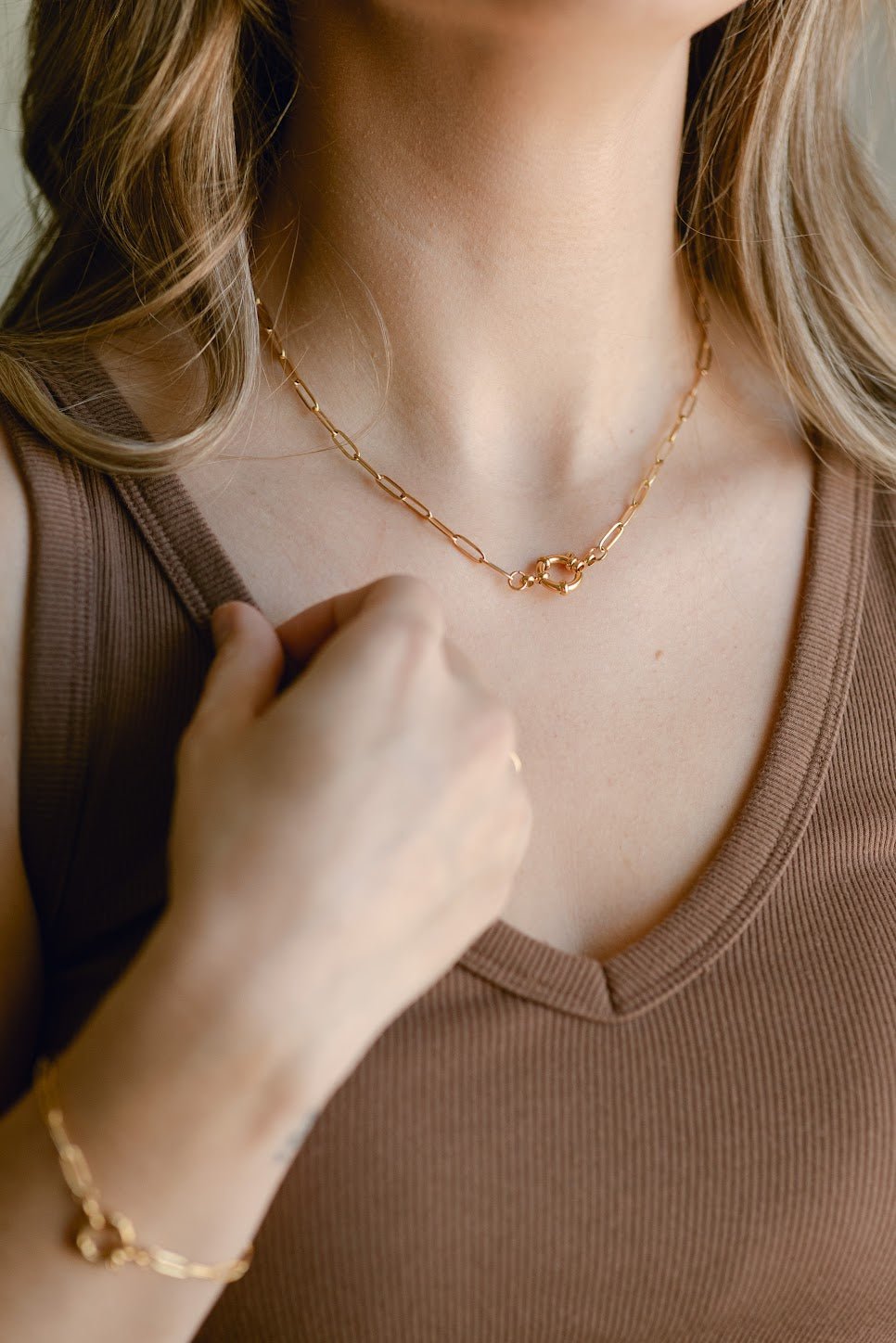 Paperclip Chain Necklace - IDYLL MANOR
