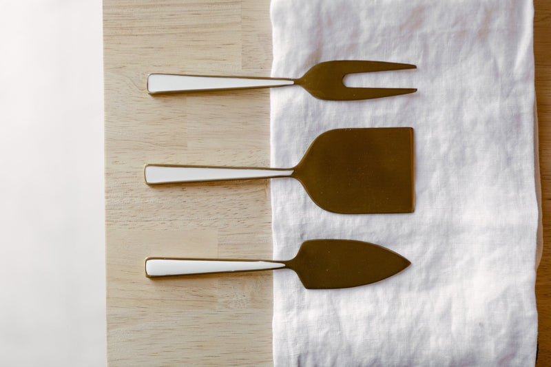 Ivory Cheese Knives Set - IDYLL MANOR