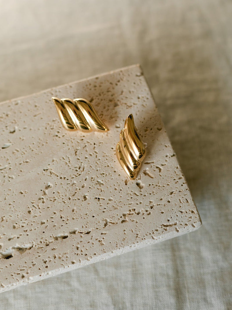 Wings Stud Earrings - IDYLL MANOR
