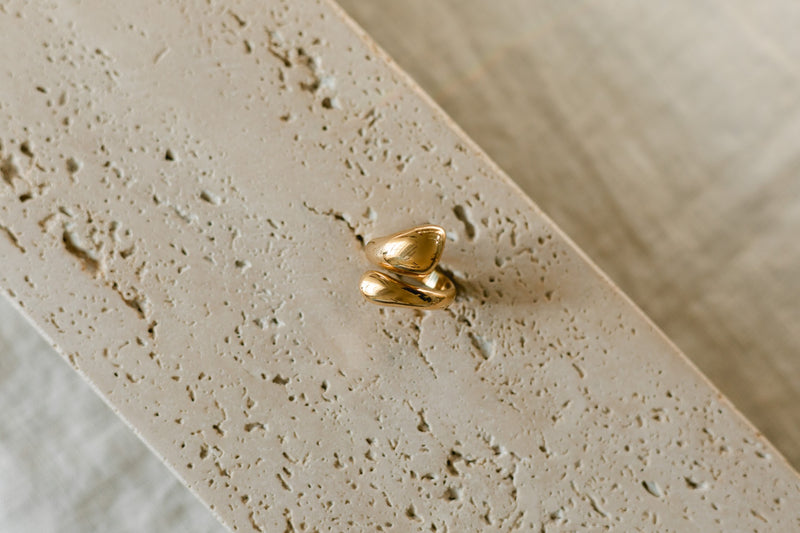 Water Drop Chunky Ring - IDYLL MANOR
