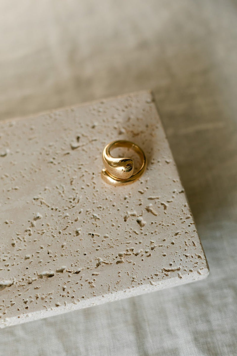 Water Drop Chunky Ring - IDYLL MANOR