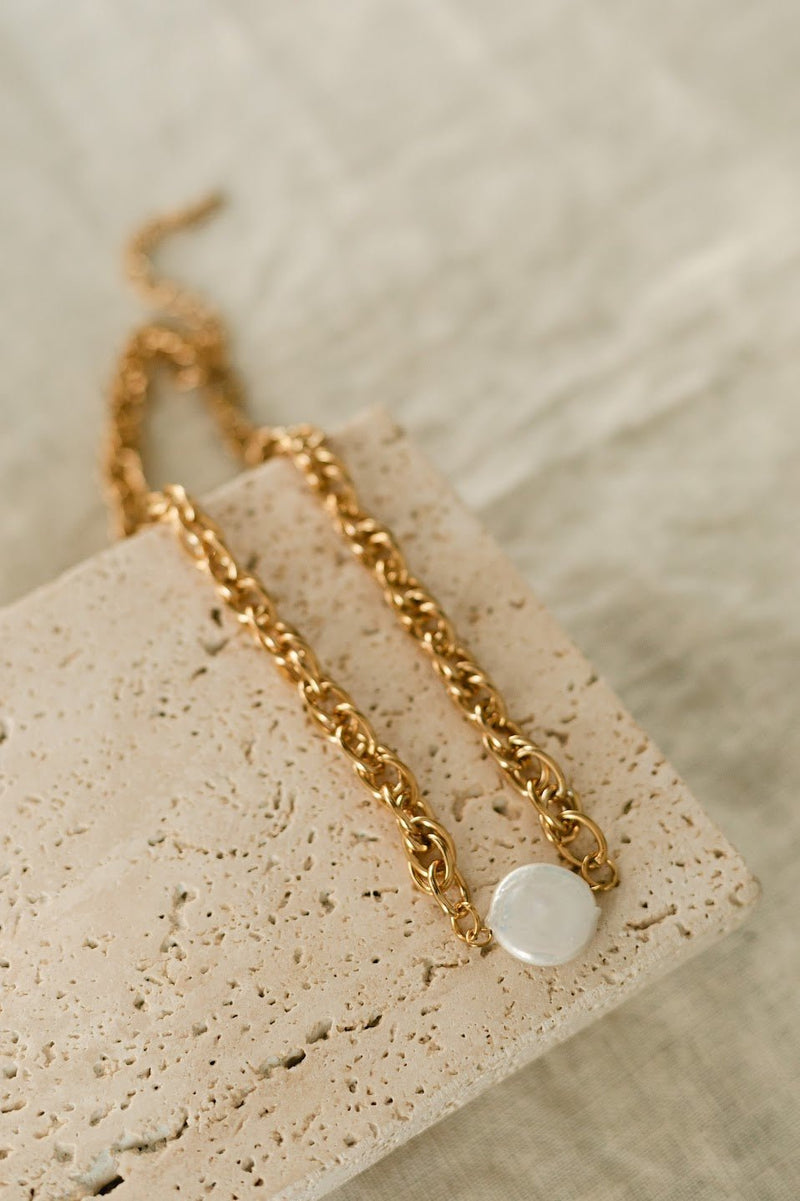 Pearl Rope Chain Necklace - IDYLL MANOR