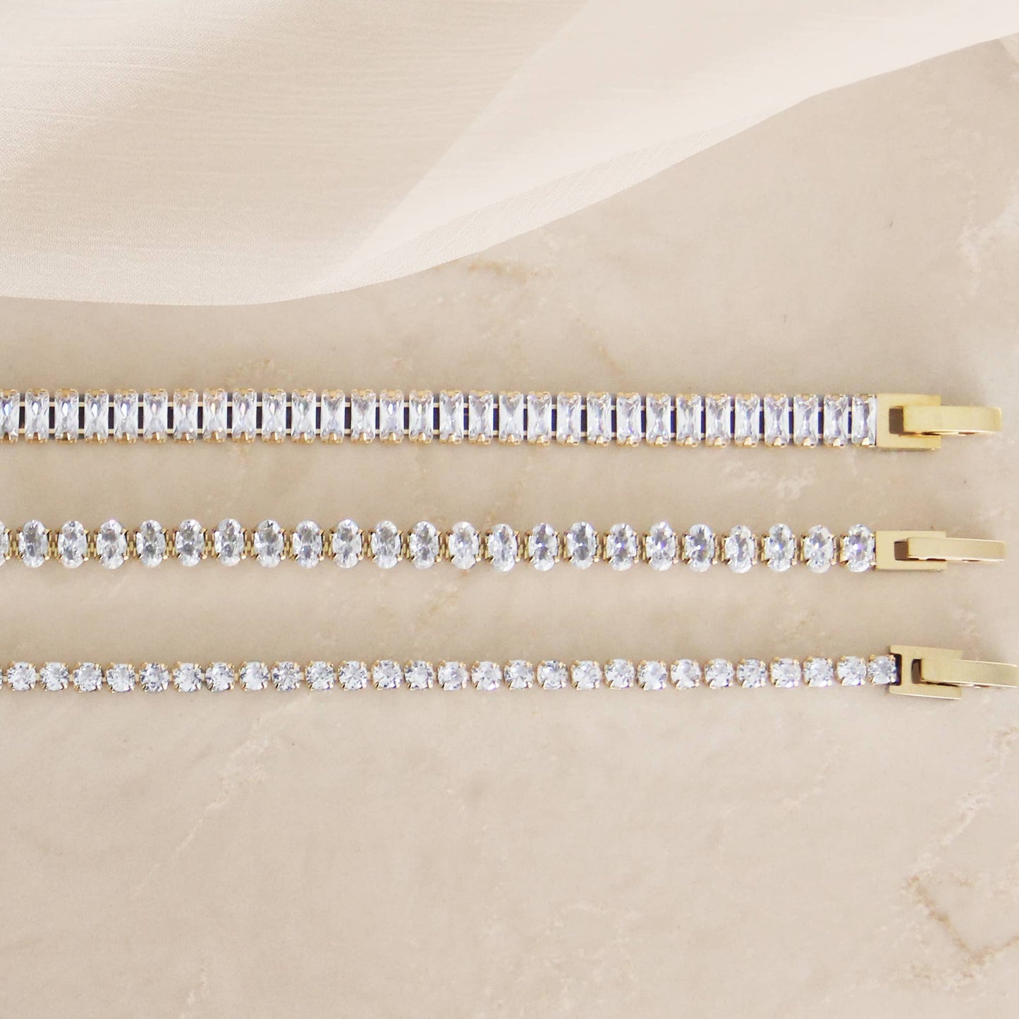 Tennis Bracelet | Baguette
