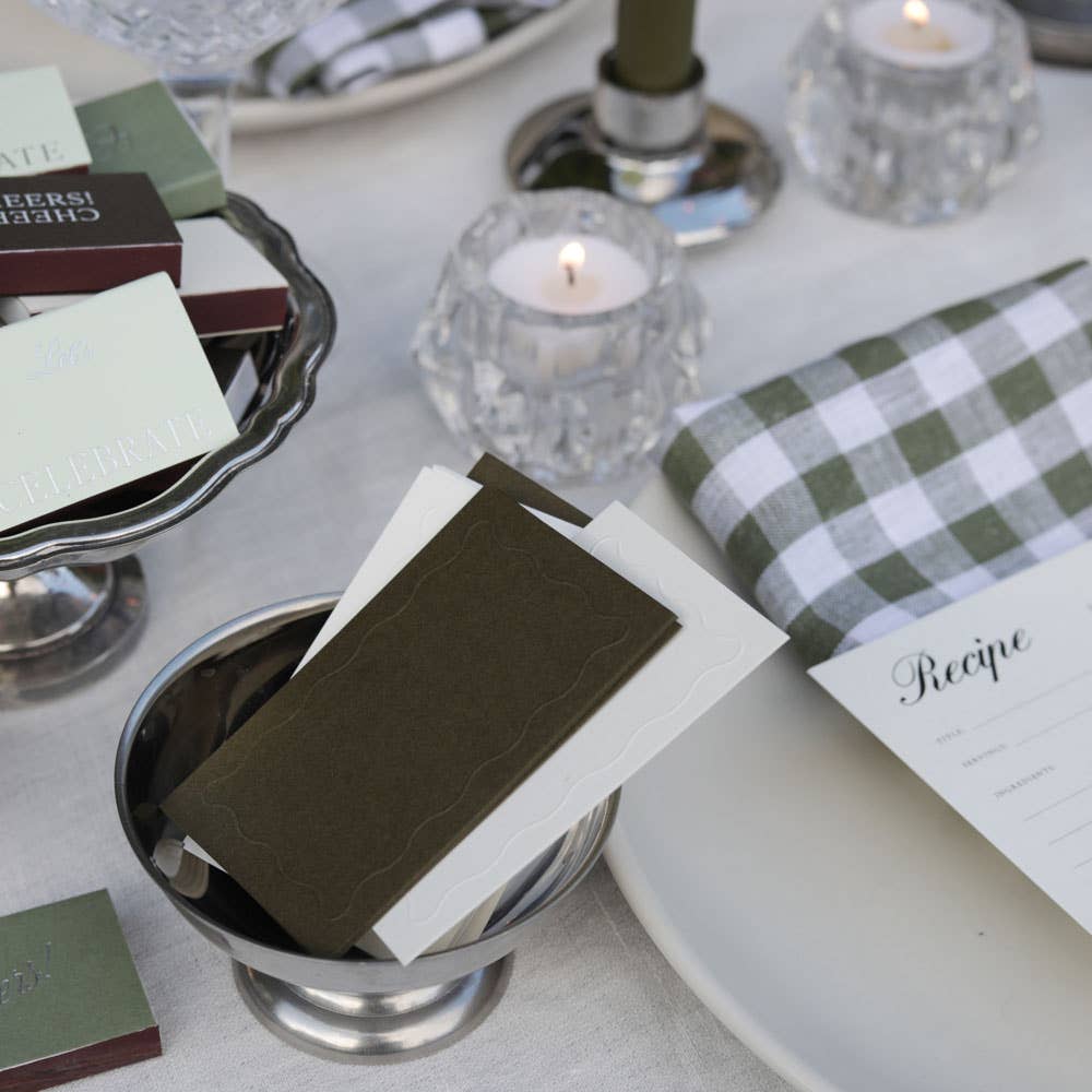 Squiggle Place Cards No. 01 | Set of 12