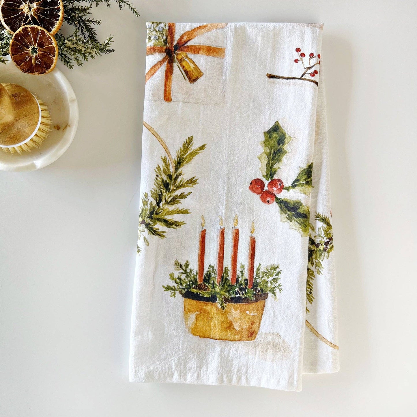Yuletide Tea Towel - IDYLL MANOR