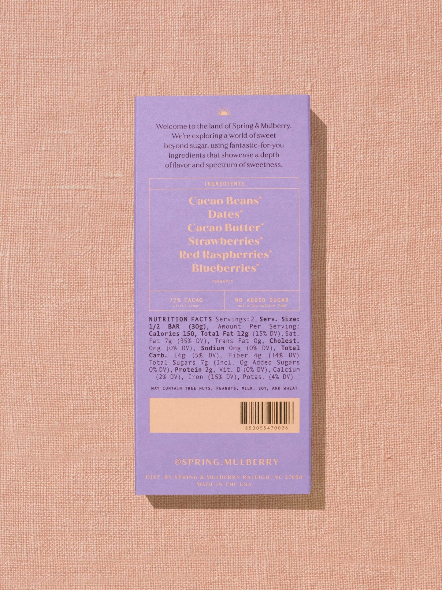 Mixed Berry Date | Organic Dark Chocolate - IDYLL MANOR