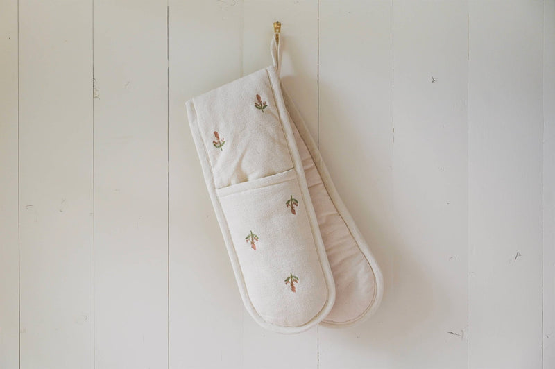 Flora Double Oven Mitt - IDYLL MANOR