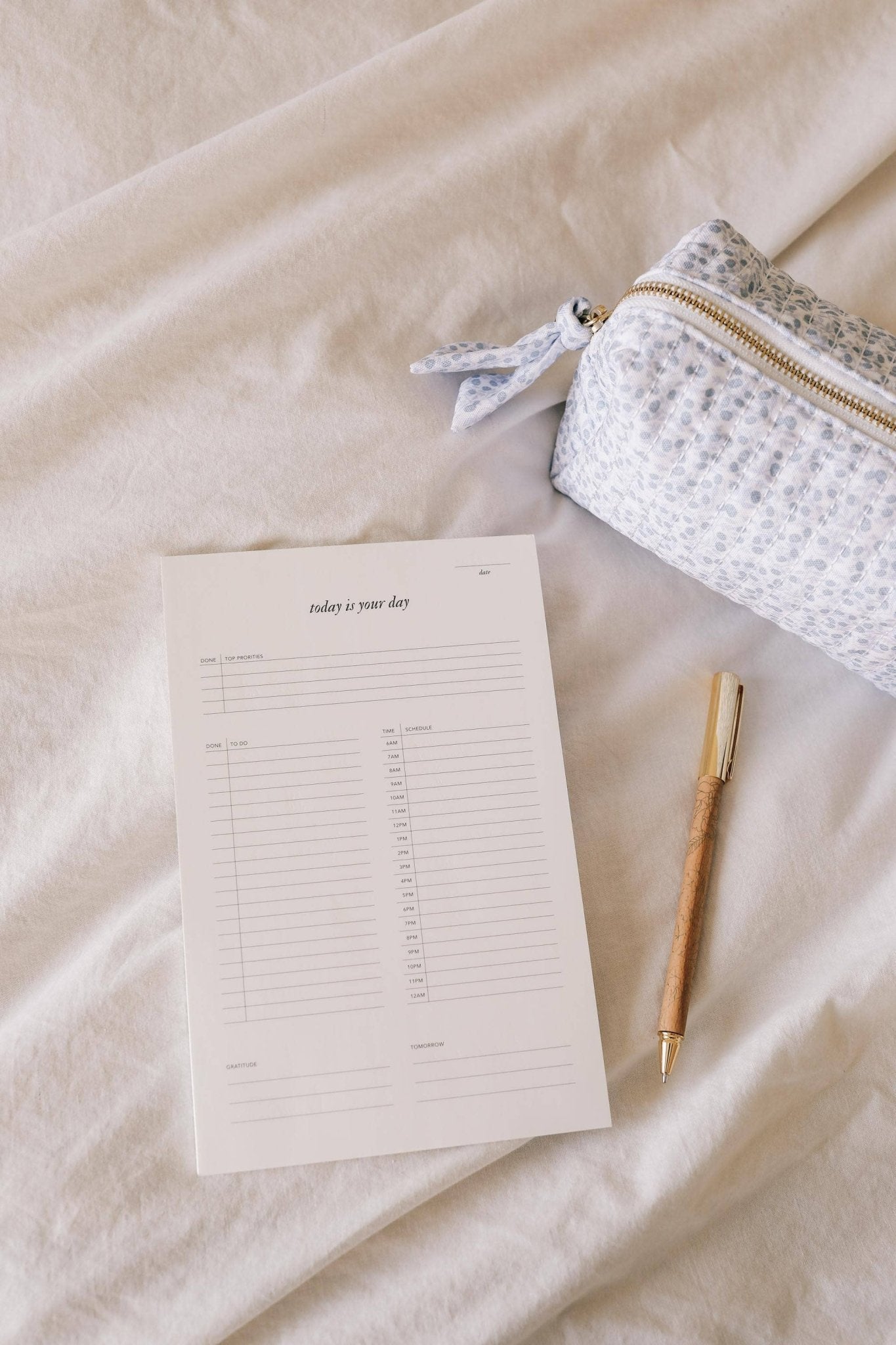 Today is Your Day Notepad - IDYLL MANOR