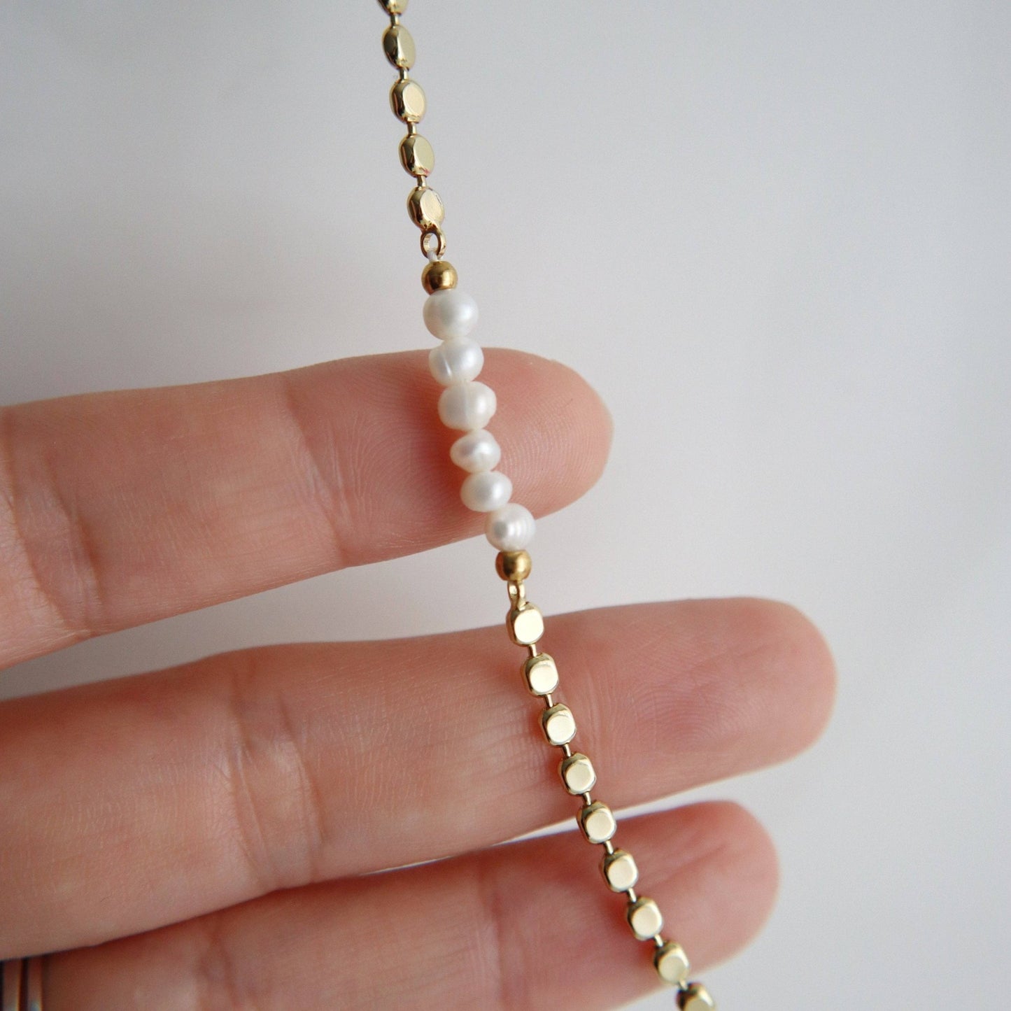 Adeline Pearl Choker Necklace - IDYLL MANOR