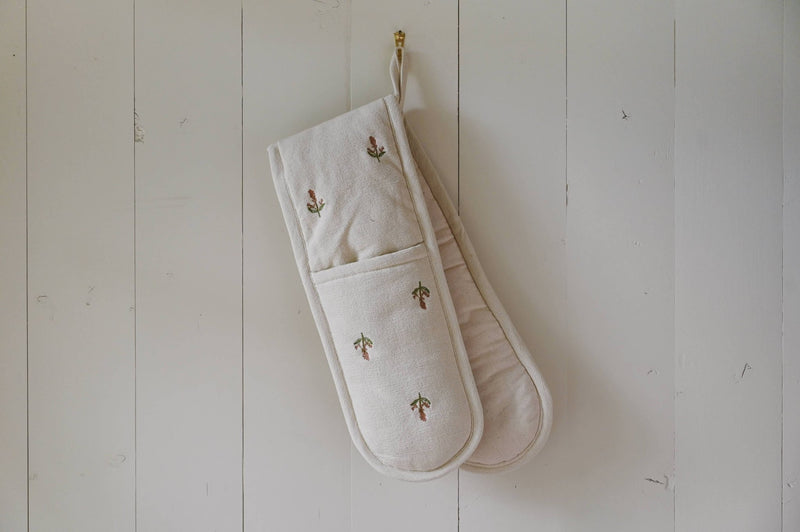 Flora Double Oven Mitt - IDYLL MANOR
