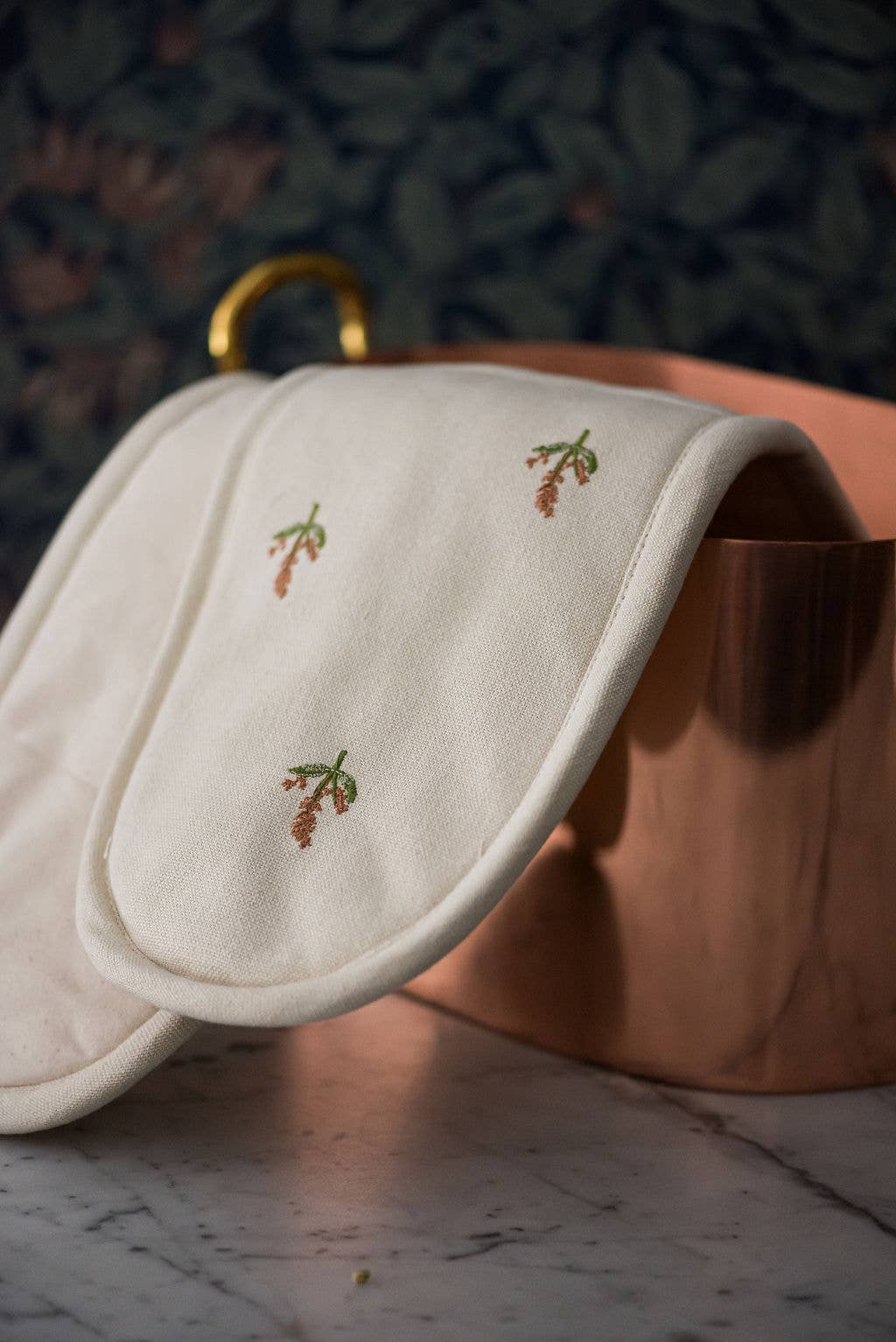 Flora Double Oven Mitt - IDYLL MANOR