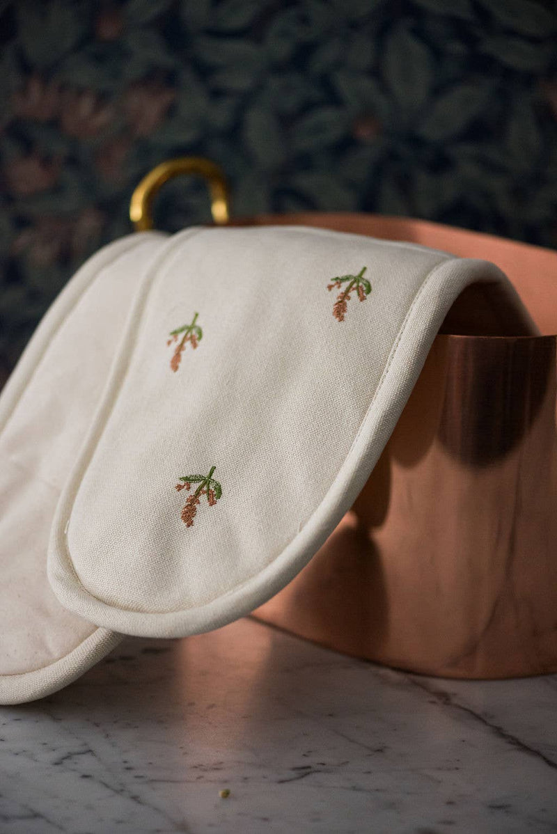 Flora Double Oven Mitt - IDYLL MANOR