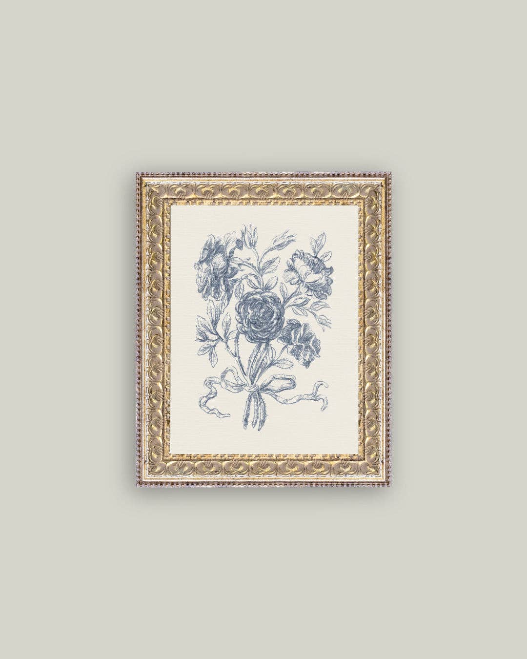 Blue Flower Sketch - IDYLL MANOR
