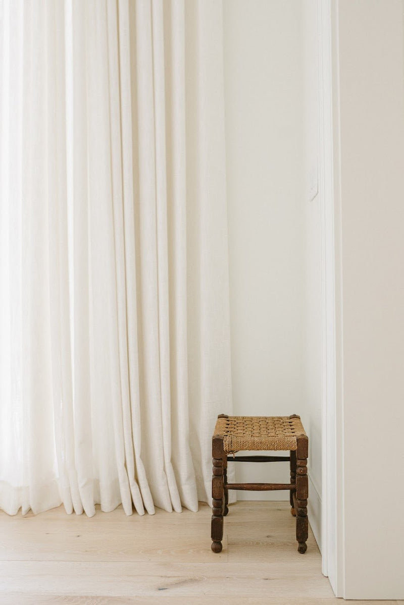 Antique Wooden Stool - IDYLL MANOR