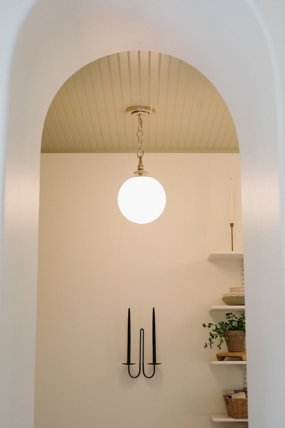 Double Arm Iron Sconce - IDYLL MANOR