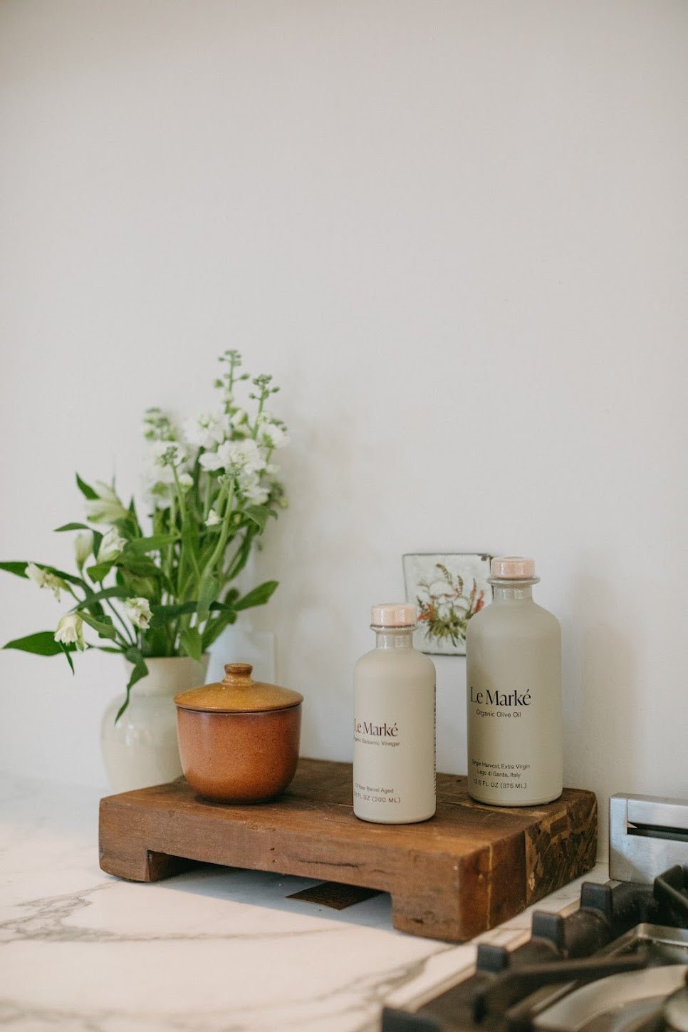 Walnut Wooden Riser - IDYLL MANOR