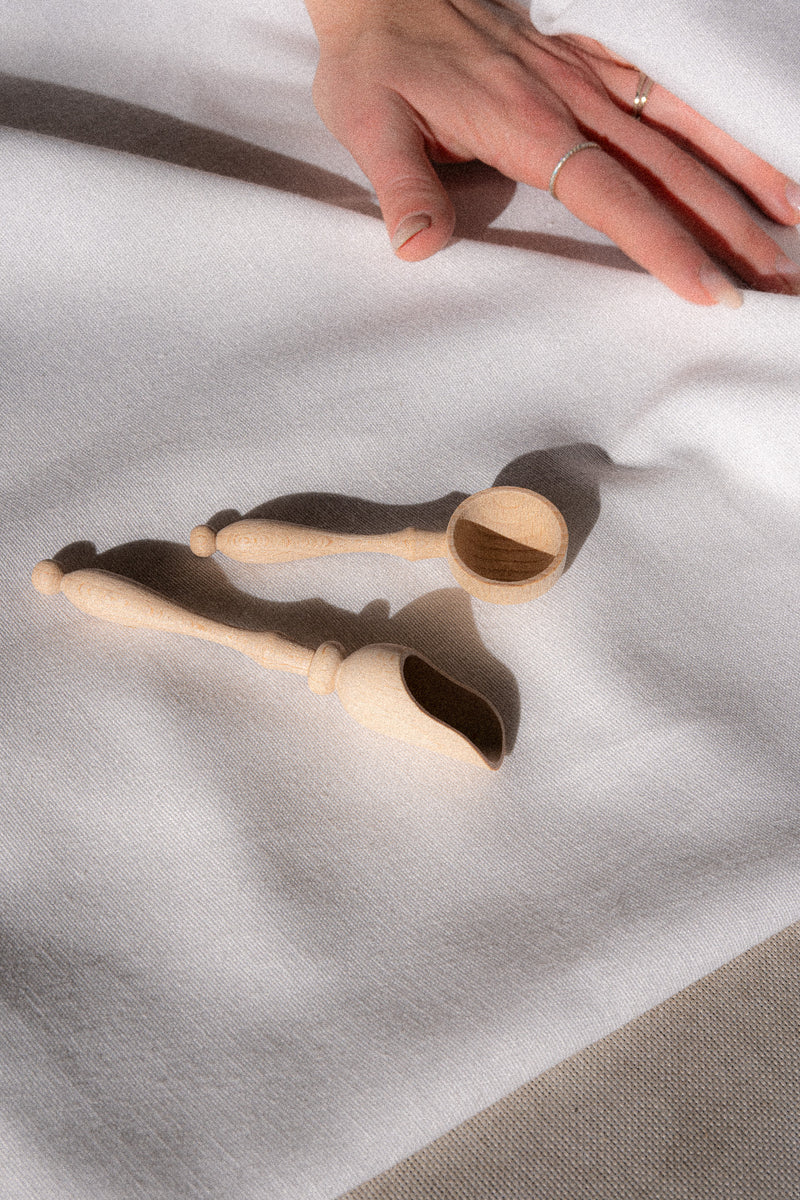 Beechwood Scooper Set | Set of 2 - IDYLL MANOR