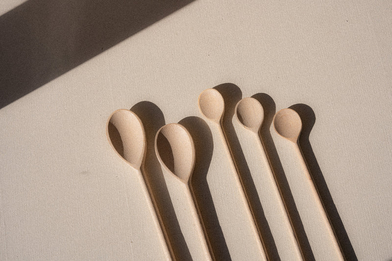 Beechwood Cooking Spoons | Set of 5 - IDYLL MANOR
