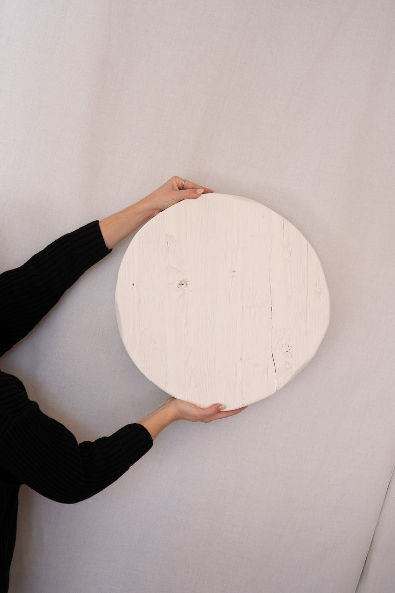 Round White Trivet | Large - IDYLL MANOR
