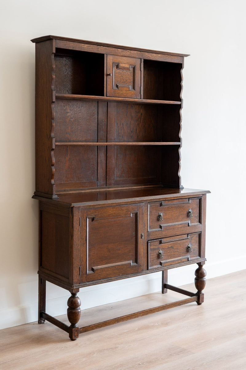 Dark Oak Kitchen Dresser - IDYLL MANOR