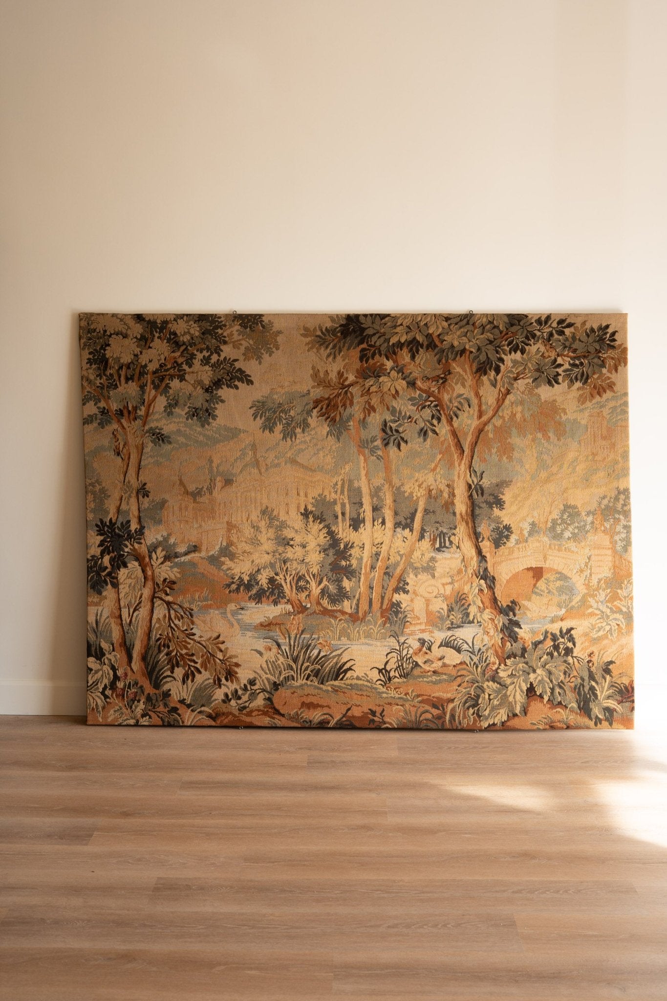 Antique Large French Tapestry - IDYLL MANOR