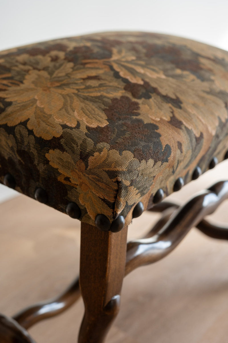 French Provincial Chairs & Footstool - IDYLL MANOR