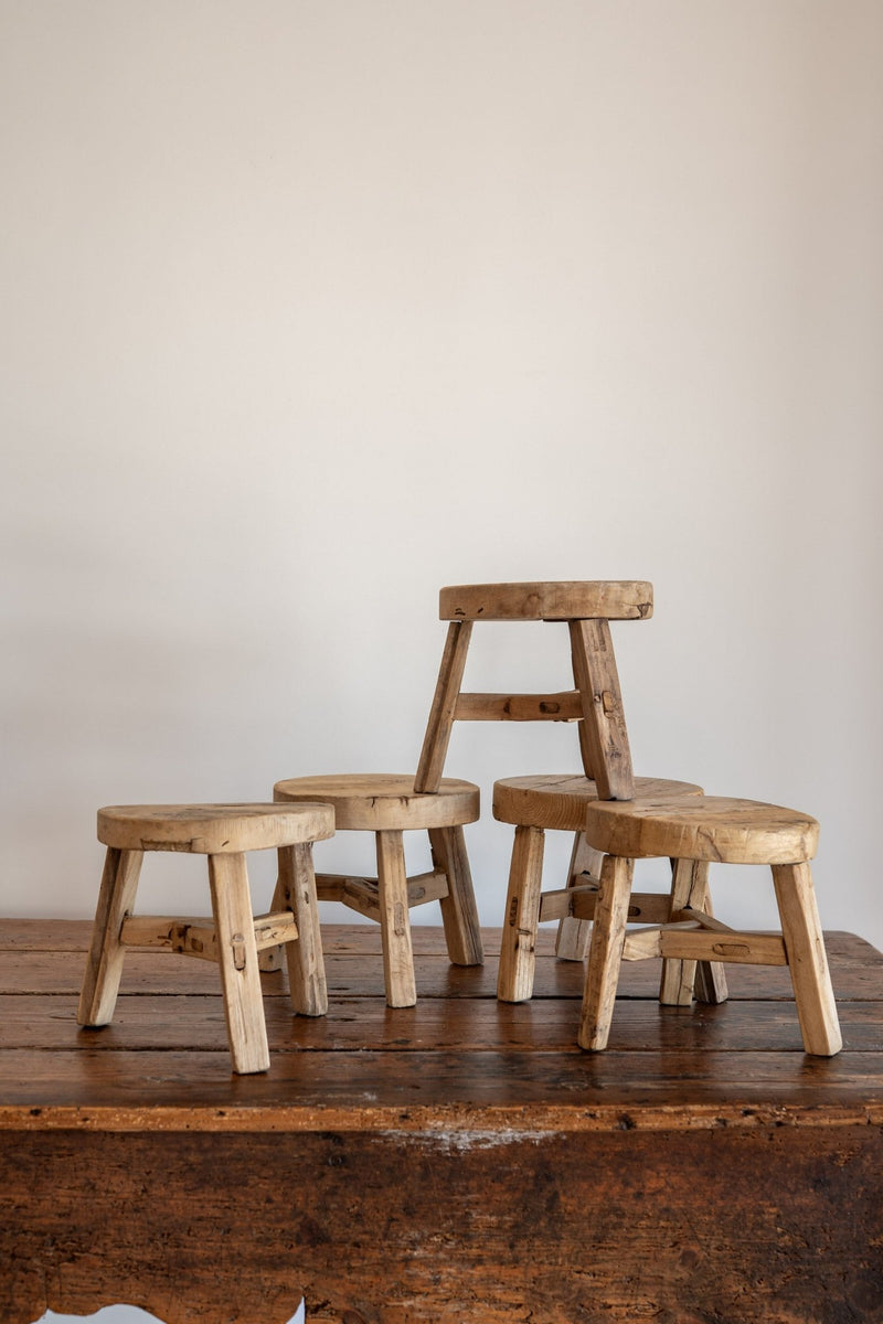 Mini Circle Stools - IDYLL MANOR