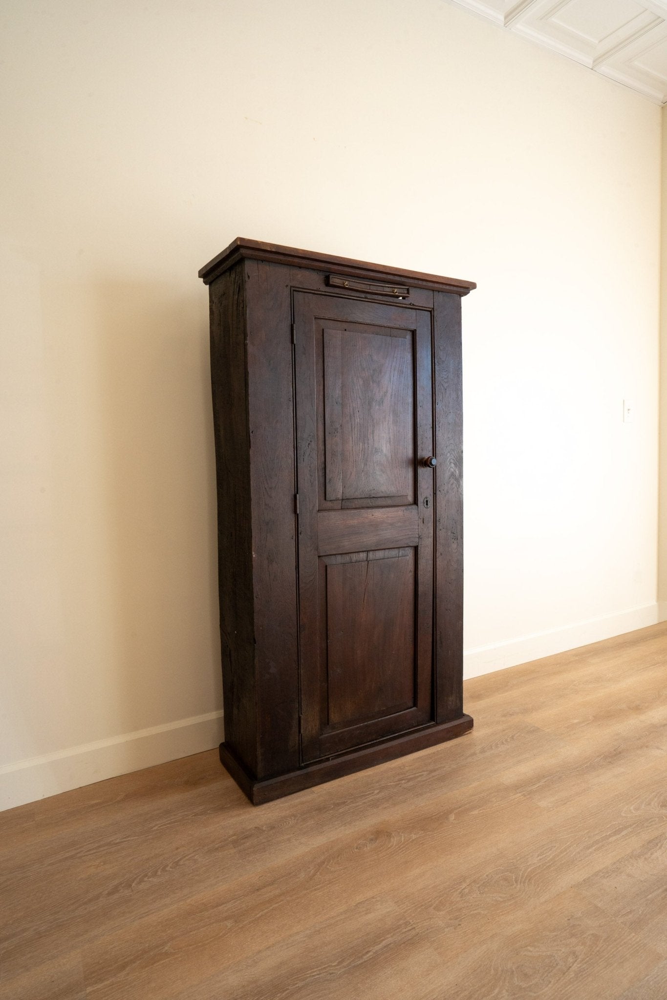 Dark Oak Georgian Hall Cabinet Cupboard - IDYLL MANOR