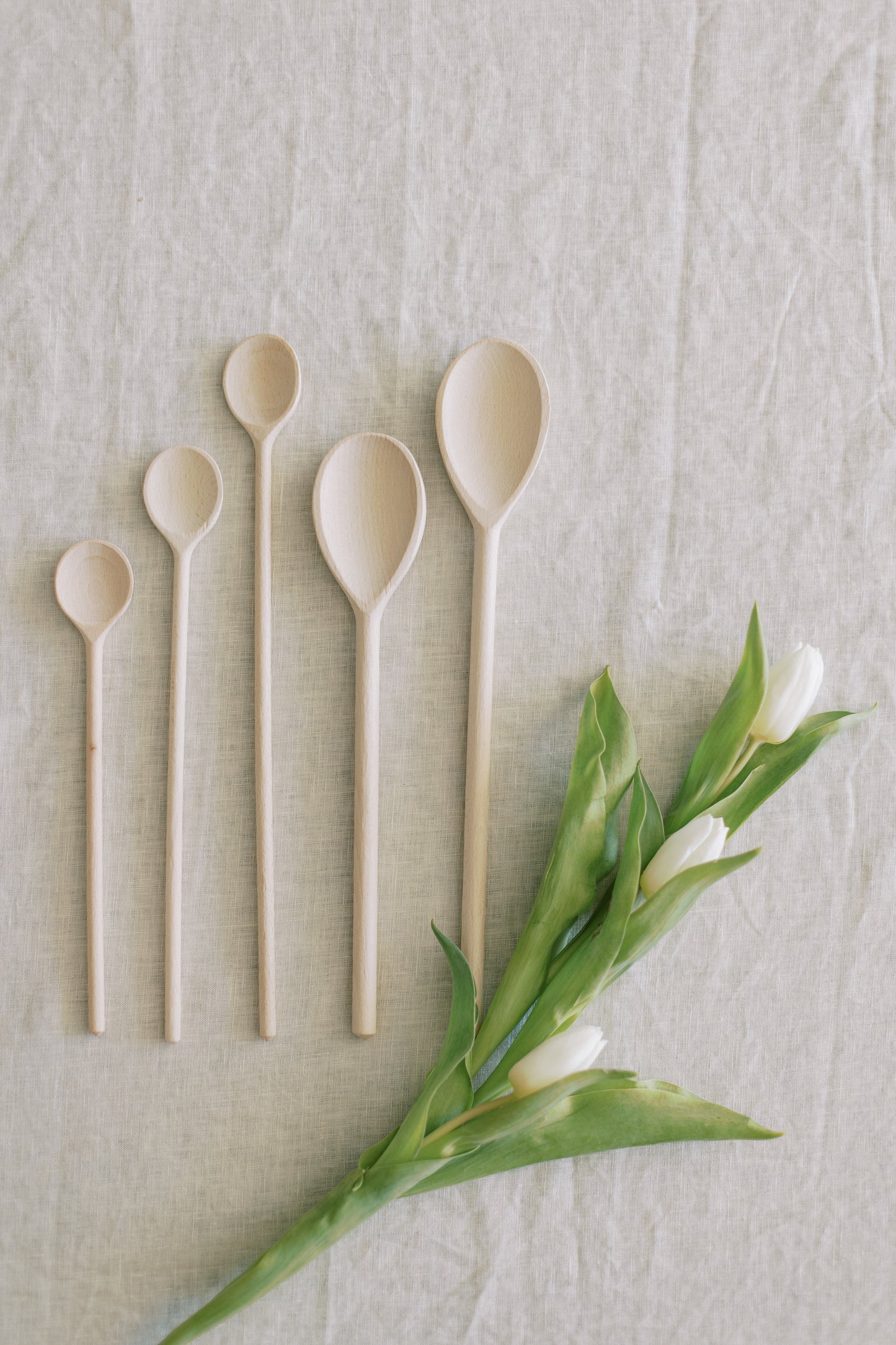 Beechwood Cooking Spoons | Set of 5