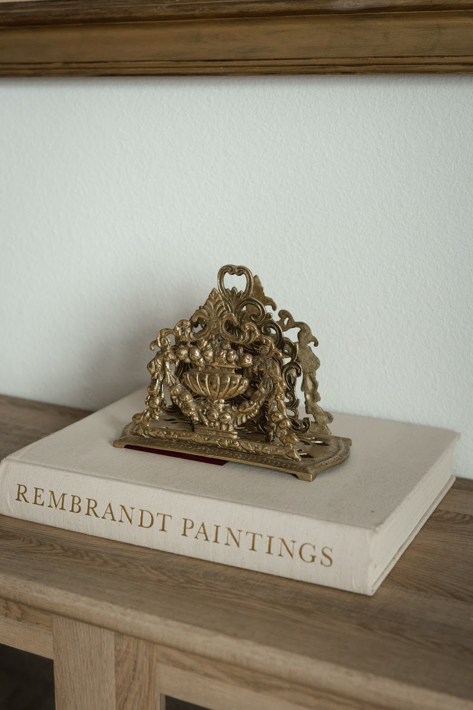 Victorian Gilt Bronze Letter Keep - IDYLL MANOR