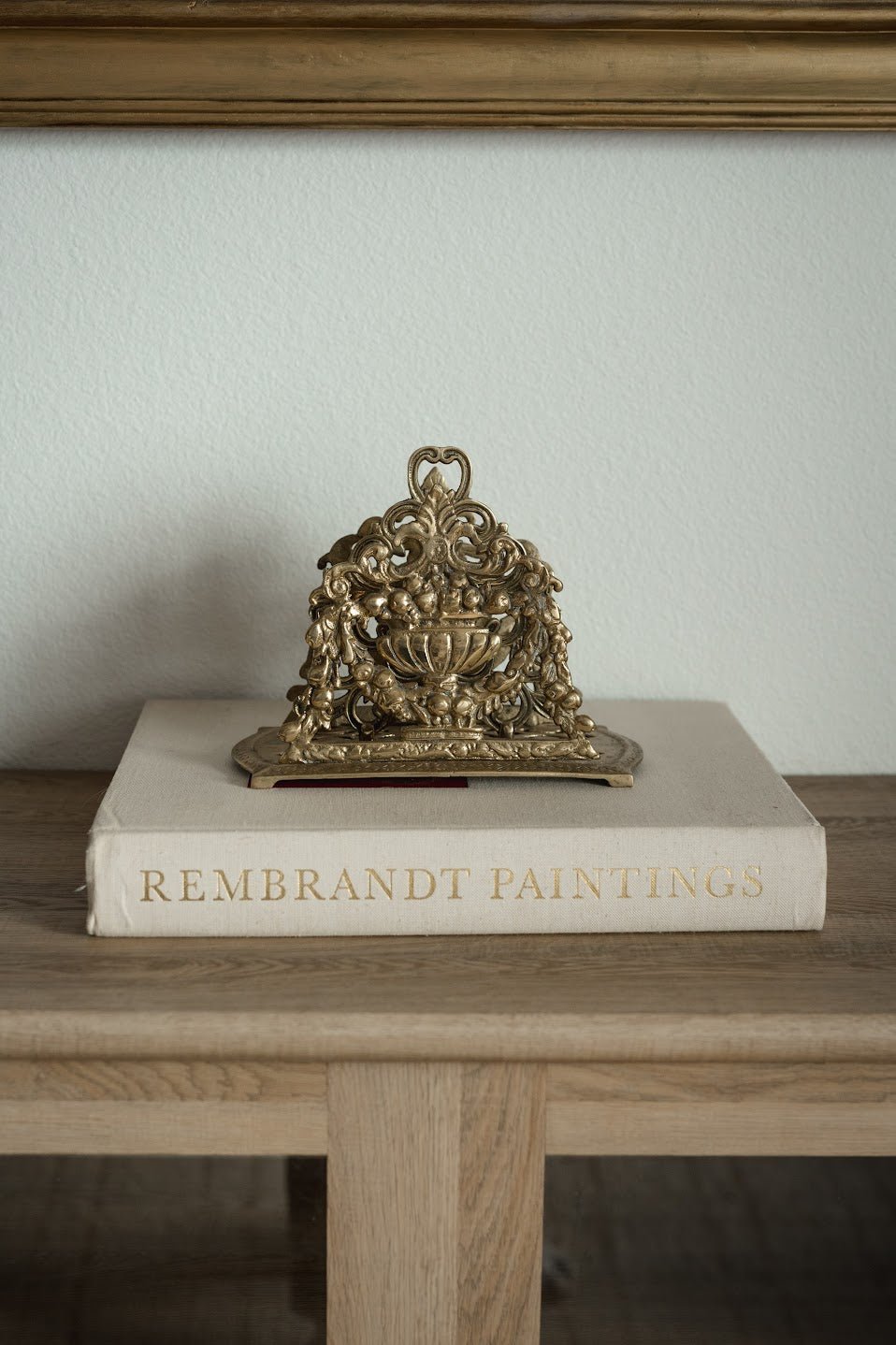 Victorian Gilt Bronze Letter Keep - IDYLL MANOR