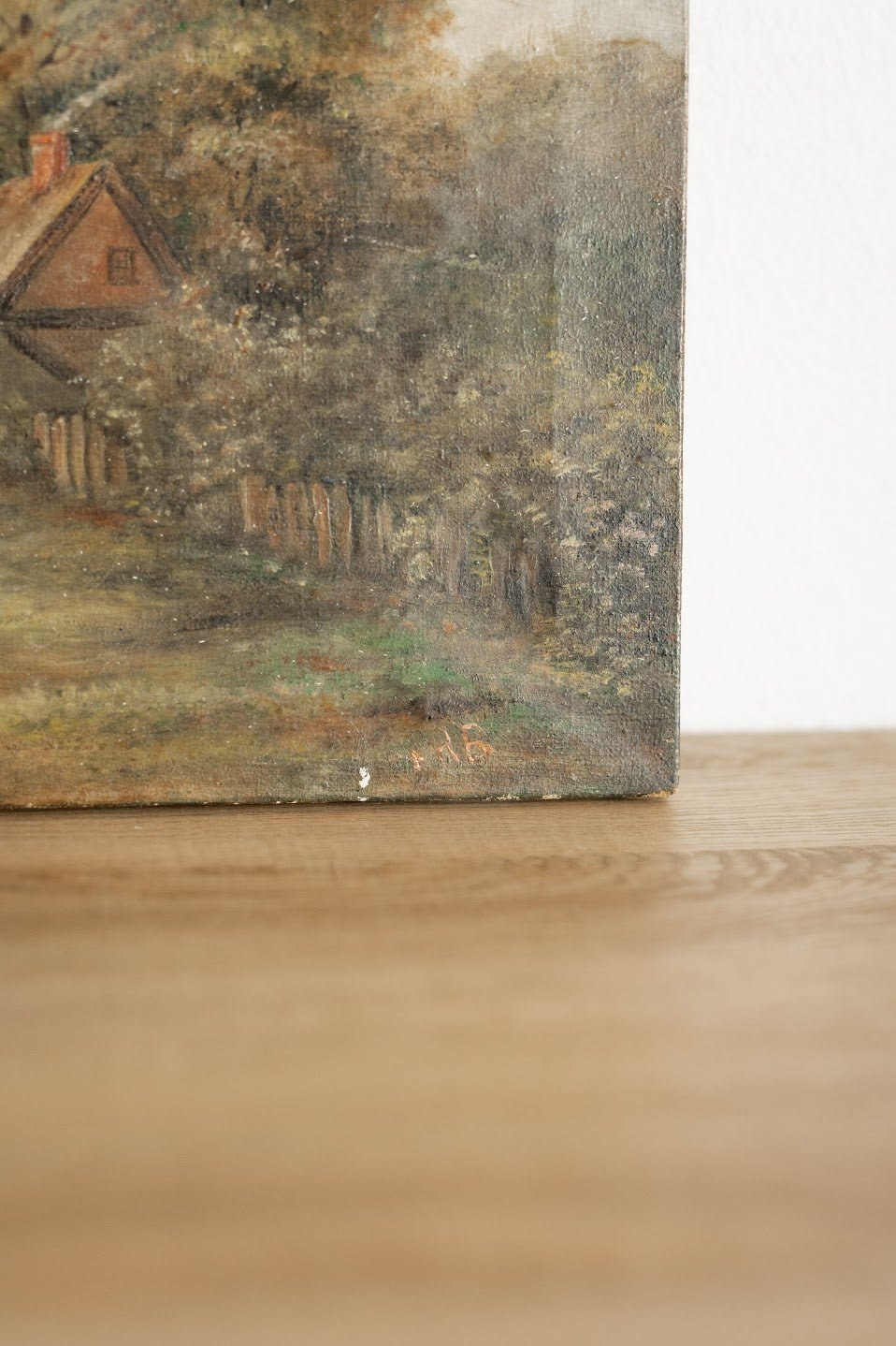 Fine Antique English Oil Painting, Labour - IDYLL MANOR