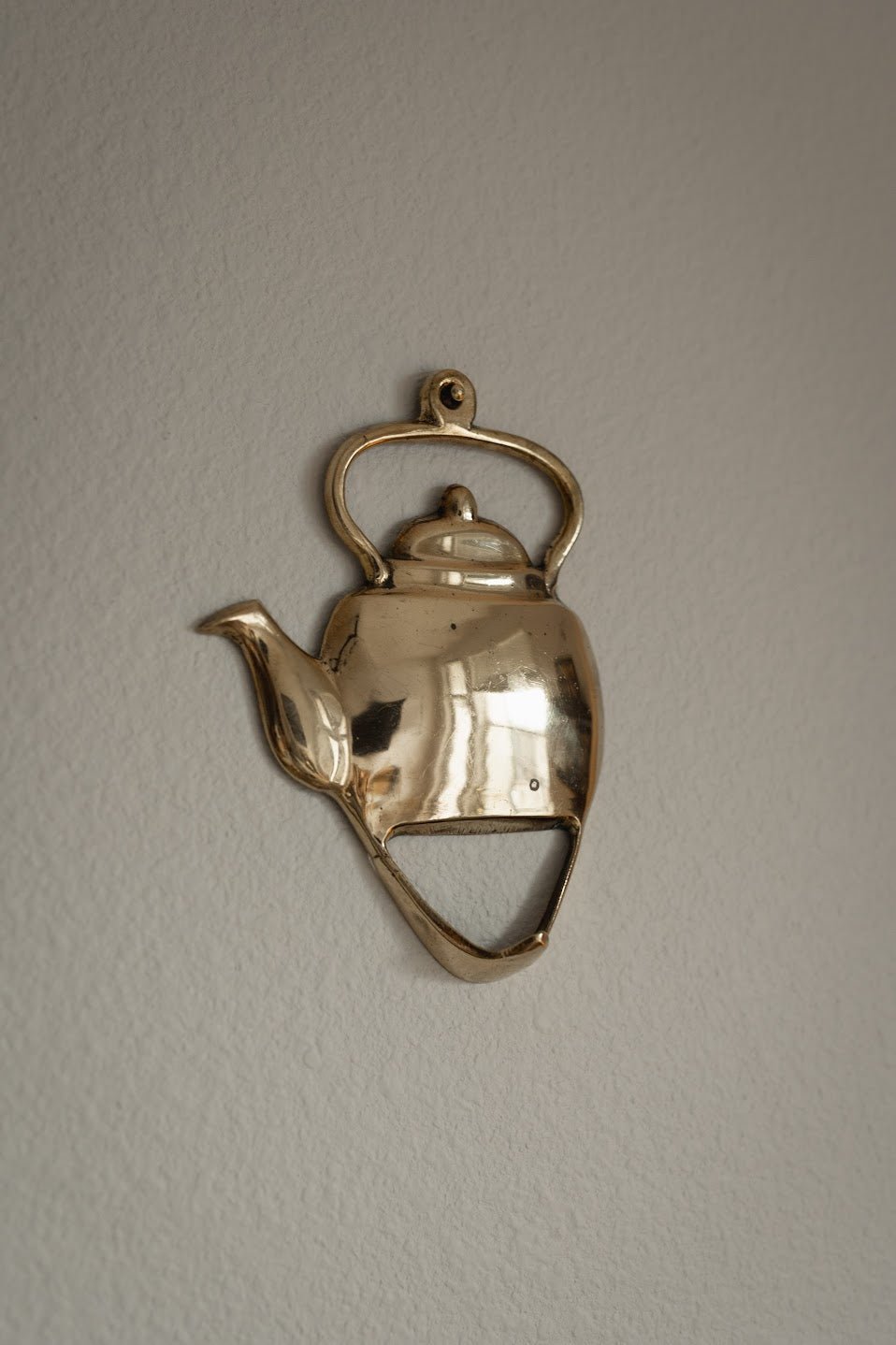 Tea Kettle Brass Hook - IDYLL MANOR