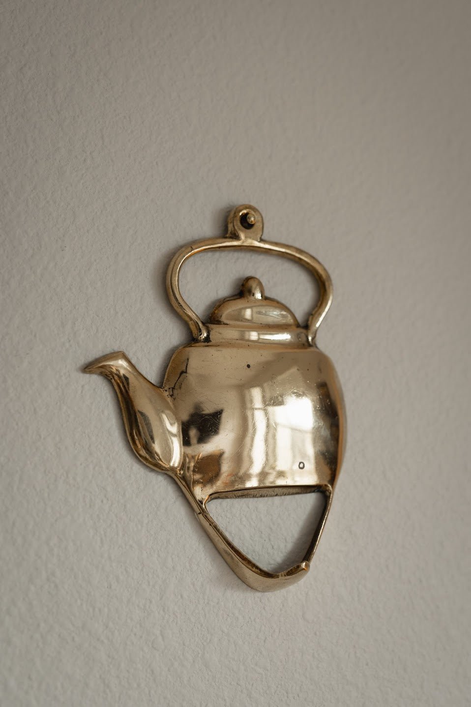 Tea Kettle Brass Hook - IDYLL MANOR