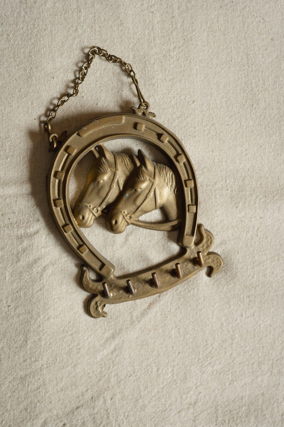 Brass Horseshoe Key Holder - IDYLL MANOR
