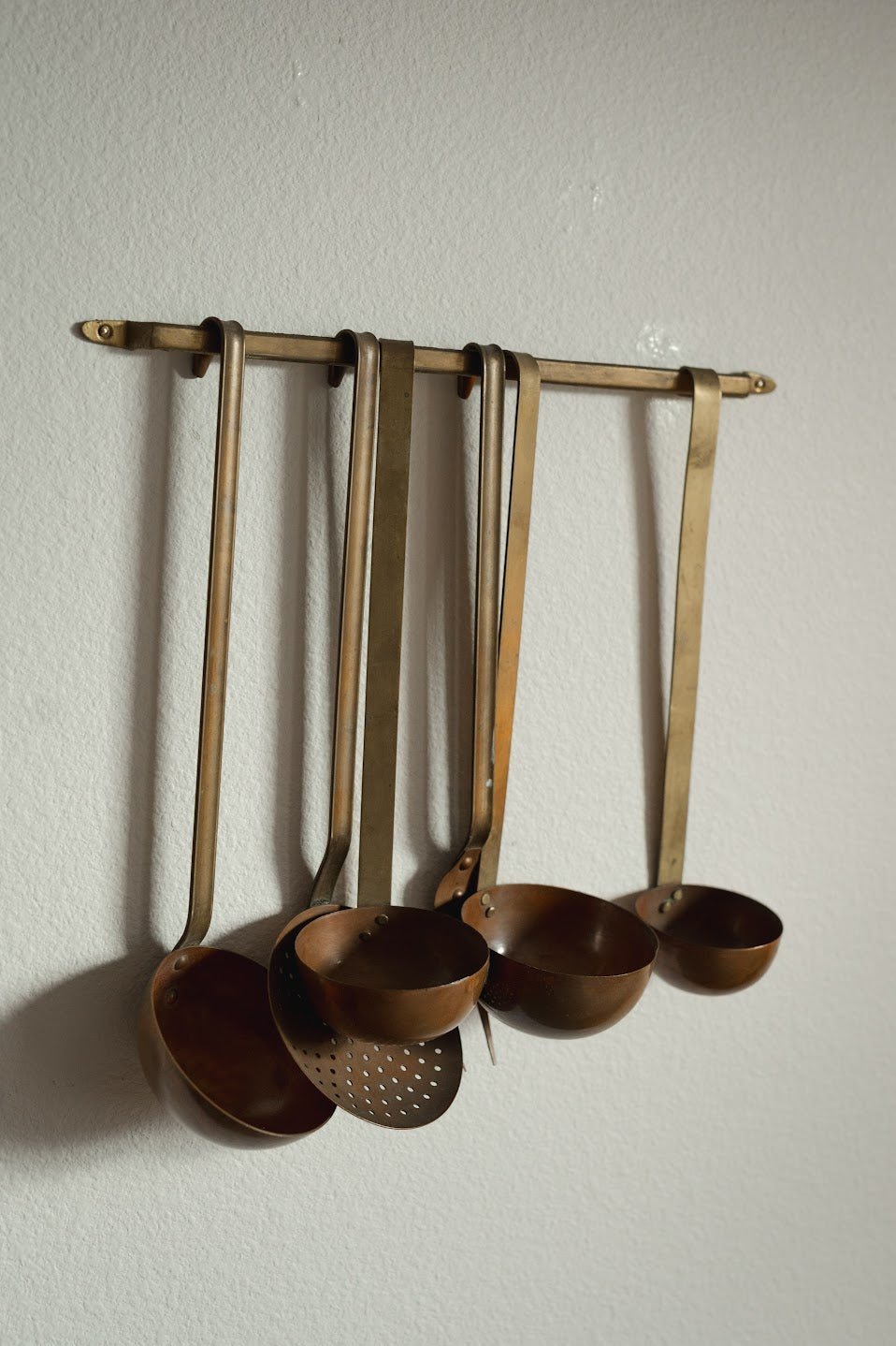 Antique Copper Kitchen Tools Set - IDYLL MANOR