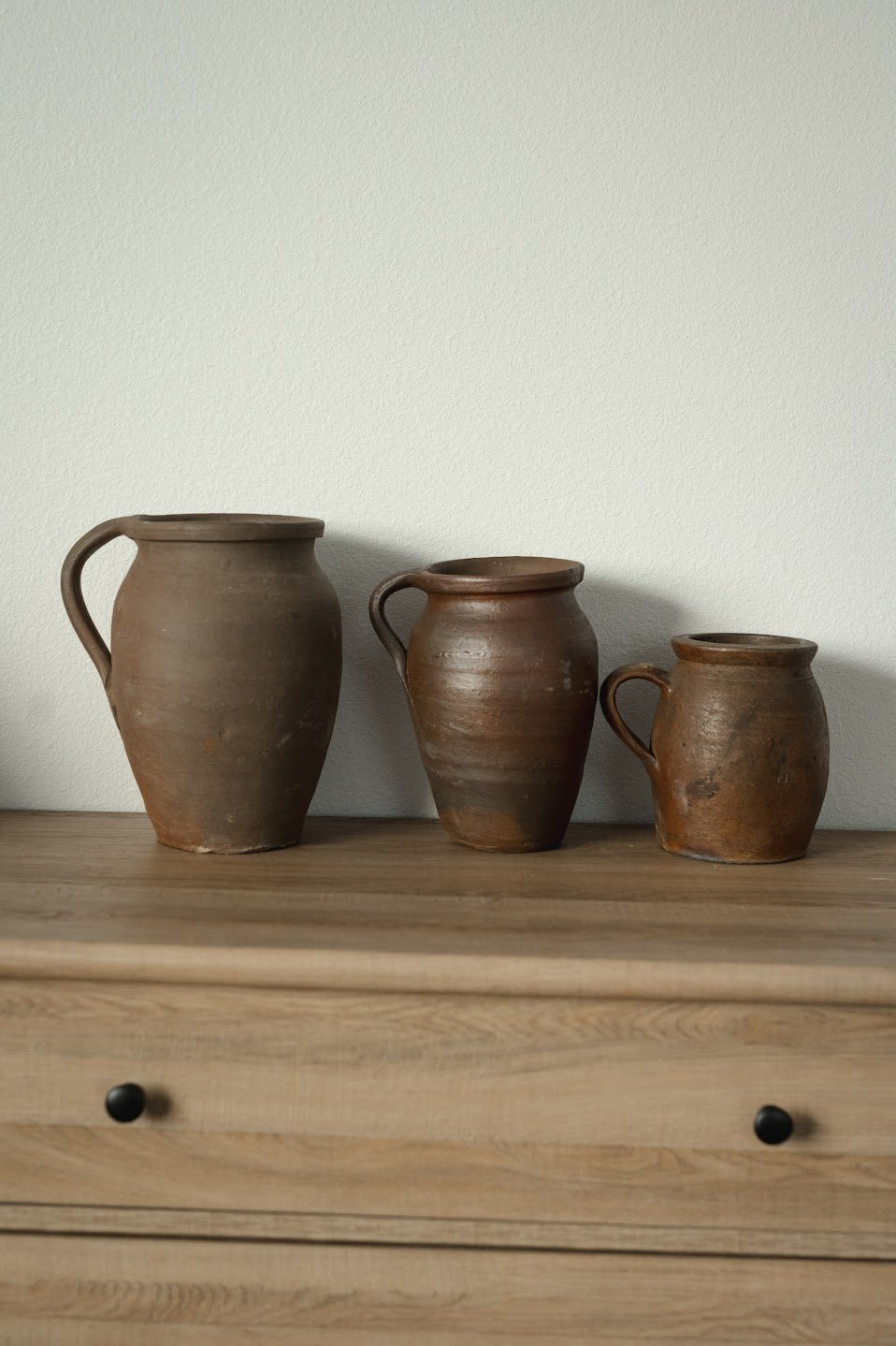 French Brown Jugs - IDYLL MANOR