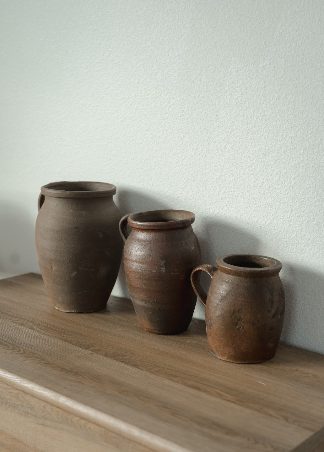French Brown Jugs - IDYLL MANOR