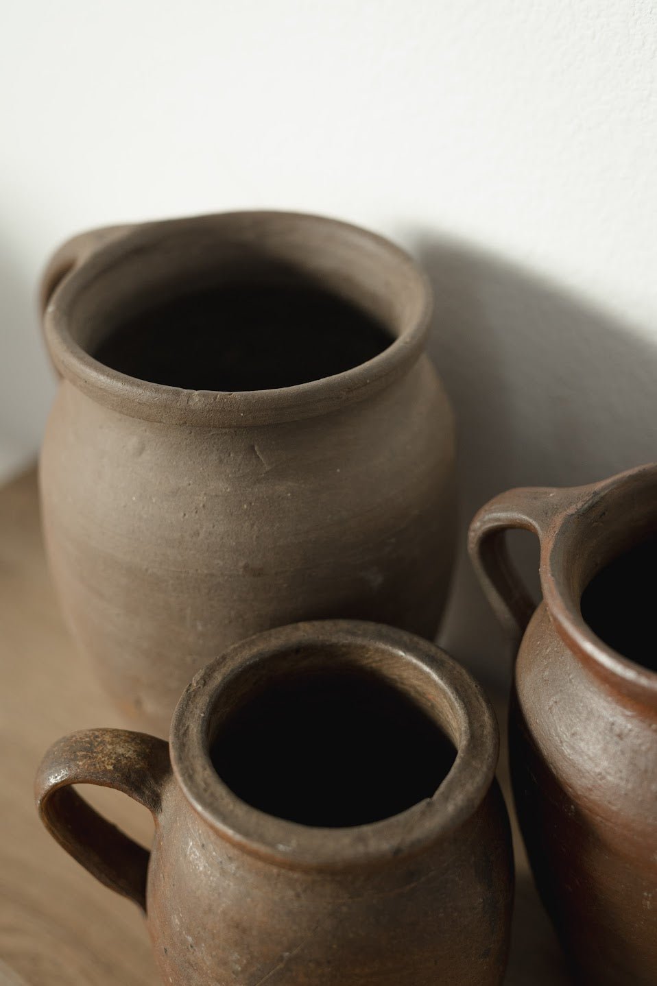 French Brown Jugs - IDYLL MANOR
