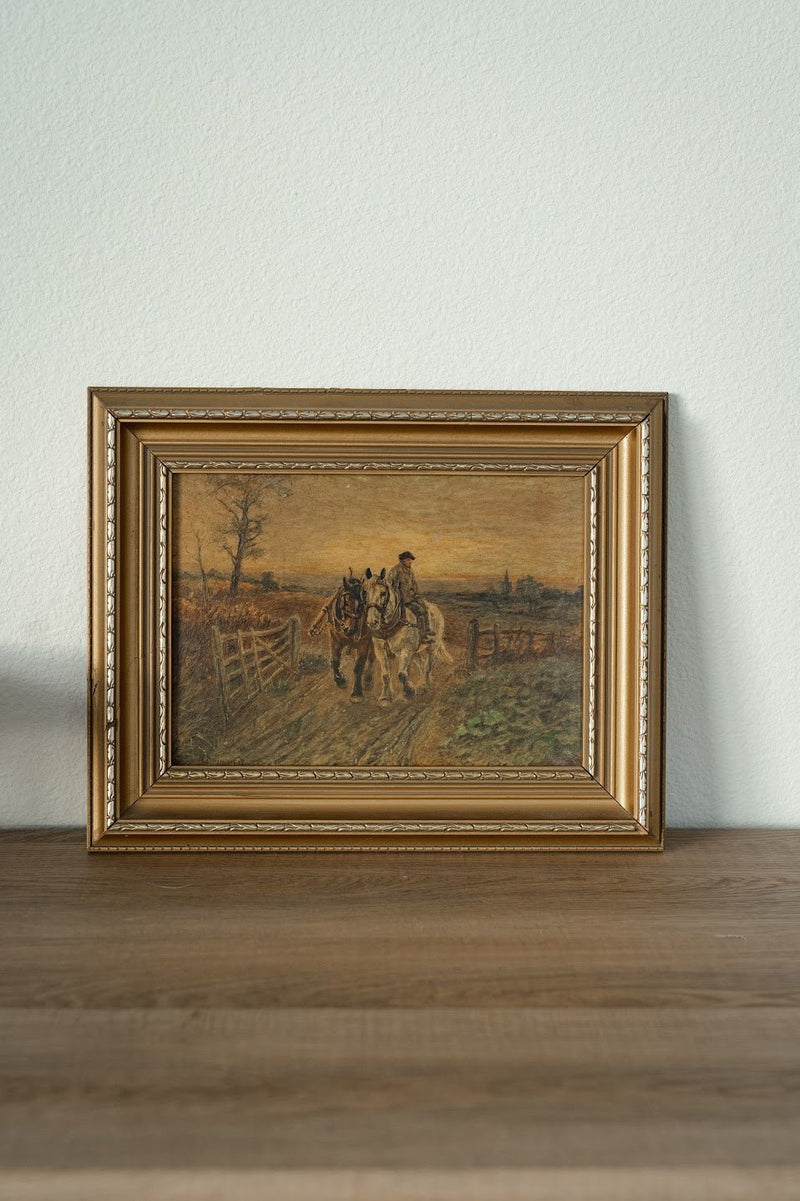 The Rider's Companion, Oil on Canvas - IDYLL MANOR